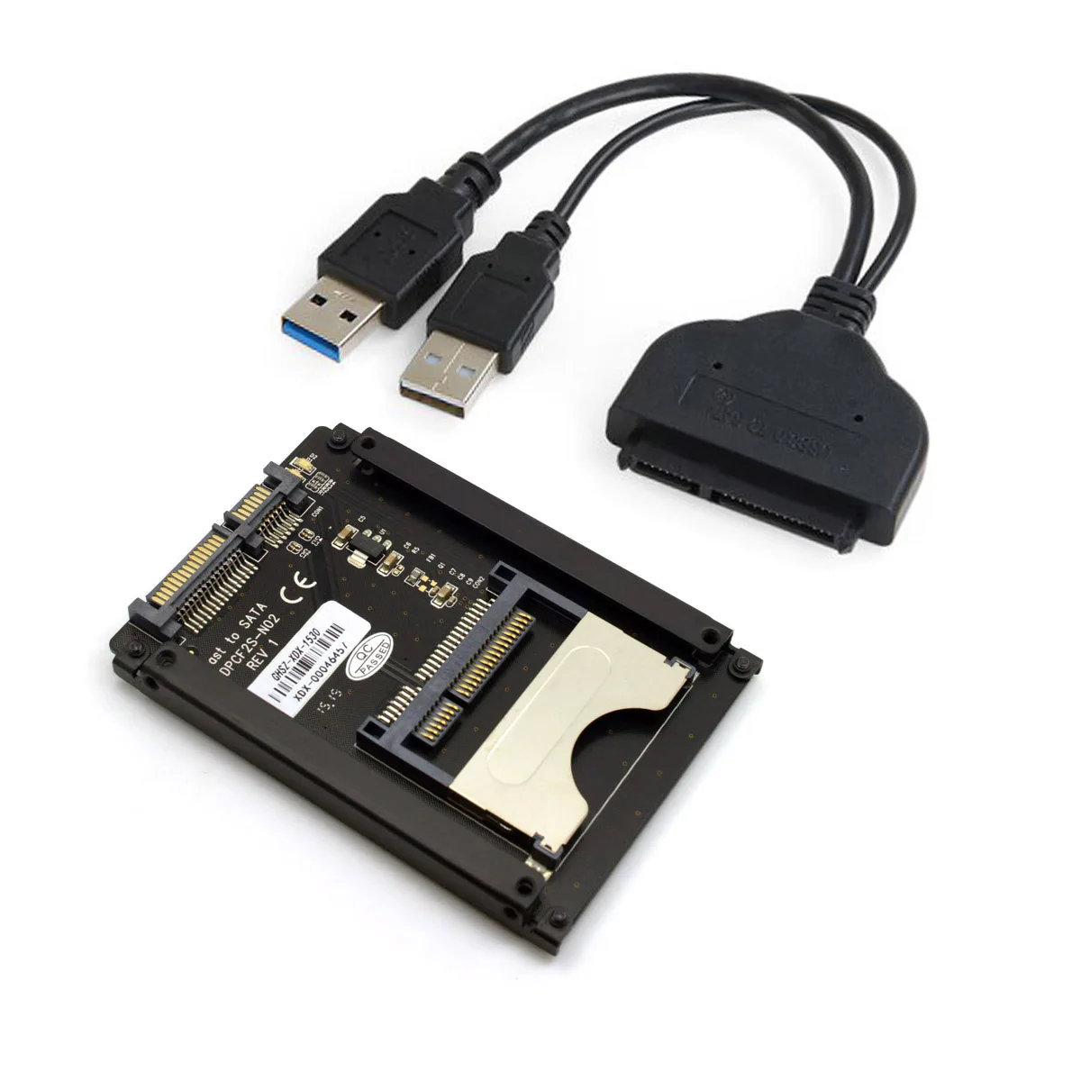 CY SATA 22 Pin to USB 3.0 CFast Card adapter 2.5&quot Hard Disk Case SSD HDD Reader for PC Laptop |