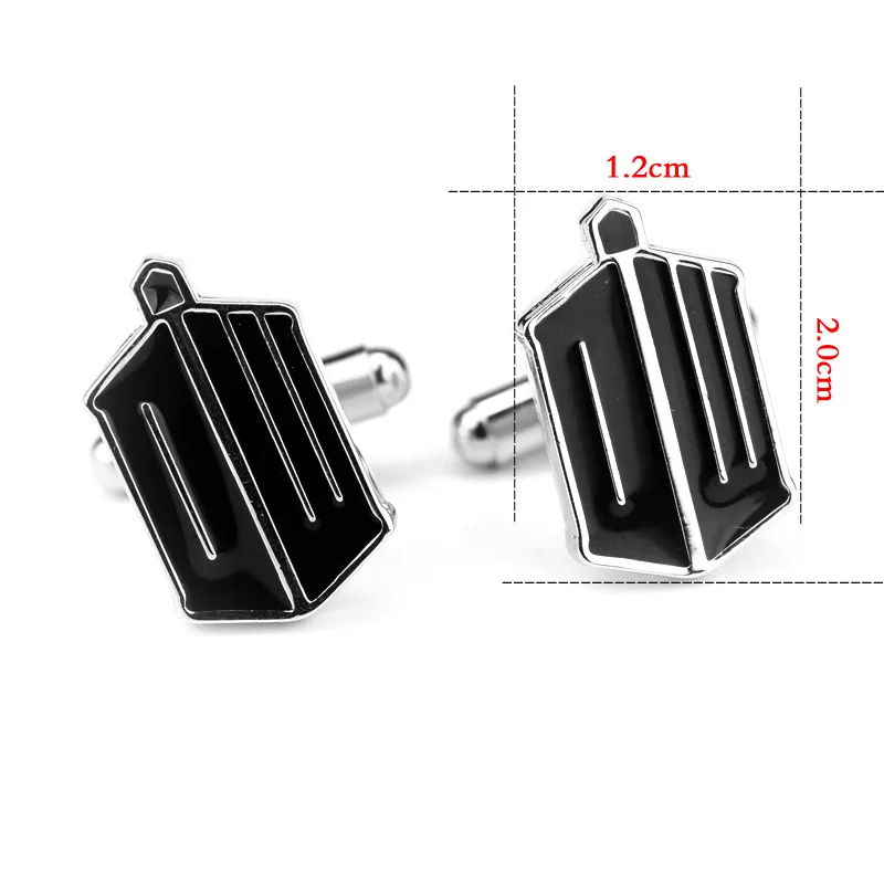 Новинка 2016 запонки из сплава Doctor Who 1.2X2CM для мужчин косплея реквизит DW манжеты на