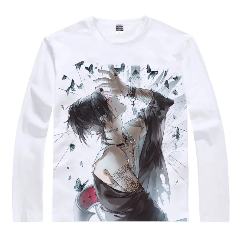 Мужская футболка COOLPRINT Ken Kaneki Haise Sasaki Токийский Гуль футболки с длинным рукавом
