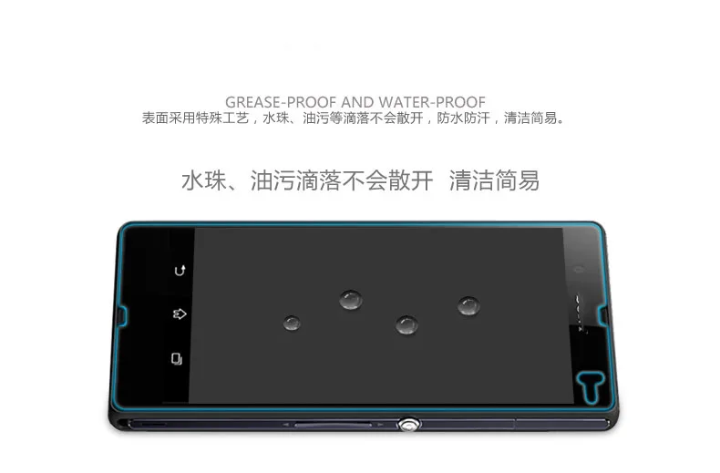 Закаленное стекло для Sony xperia z Защита экрана Z L36H C6603 C6602 LT36 Противоударная пленка
