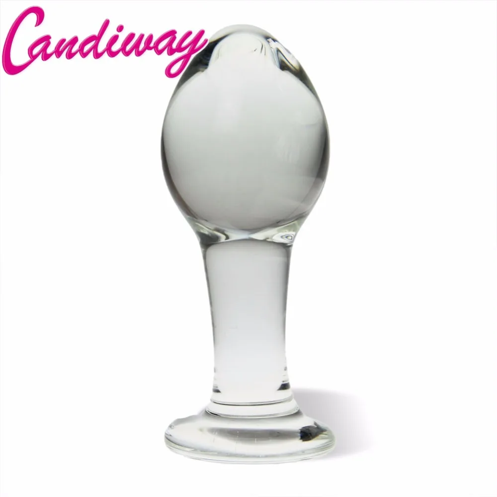 Огромная стеклянная Анальная пробка эротические игрушки для массажа простаты