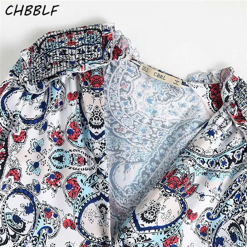 CHBBLF женское шифоновое плиссированное платье до середины икры с v образным