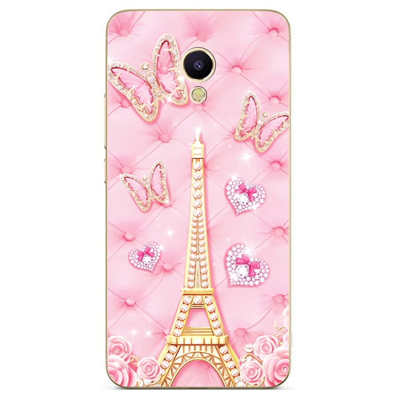 Silicone Cover For Meizu M5S mini Case 5.2' Printing Cool Cat Phone Shells Meilan M 5 S 5S Mini Fundas Coque |