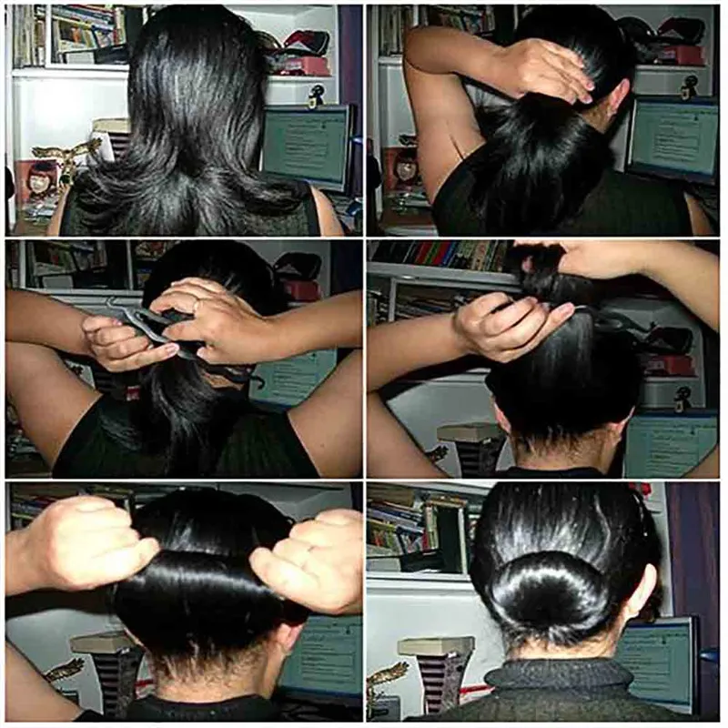 4 шт. пластиковый легкий пучок волос оплетка инструмент держатель зажим для стиль