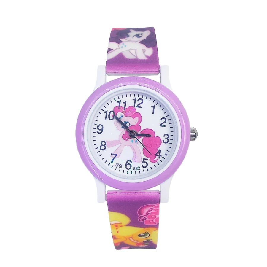 Unicorn Design Cartoon Fashion Pony Watch Children Girls Students Quartz Kids Watches for Party Gifts Relogio Kol Saati Clock