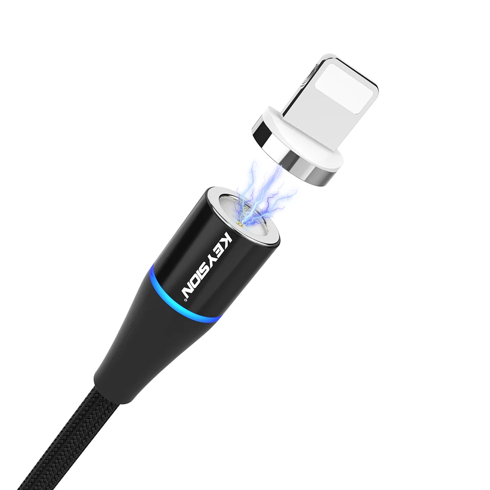 Black 1m KEYSION 5A usb type-C супер быстрый зарядный Магнитный кабель для huawei P30 mate 20 Pro honor 20 10i USB C Магнитный зарядный провод для телефона - Цвет: Black 1m