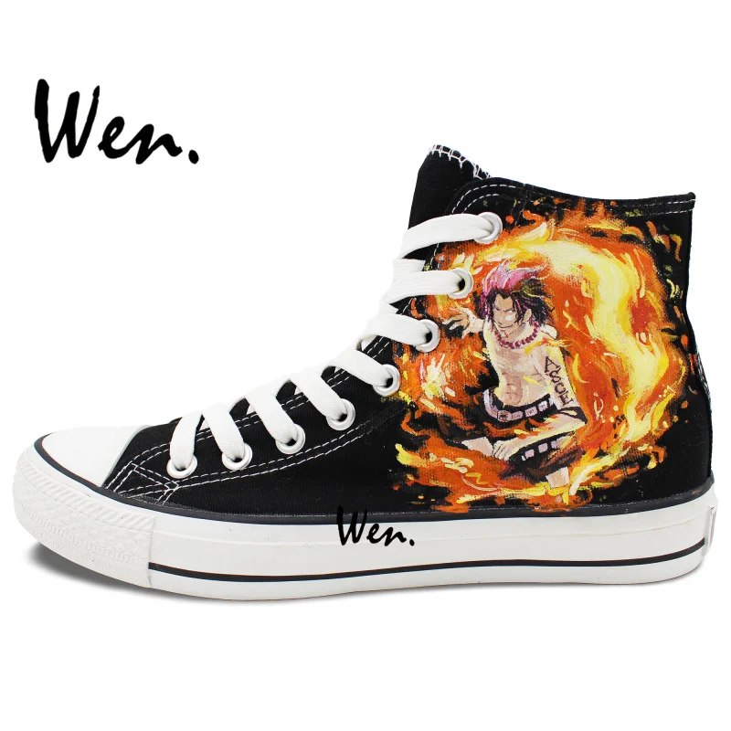 Вэнь Аниме Черная кожа пользовательский один кусок Ace мужские женские высокие