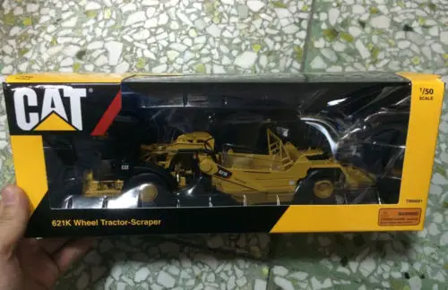 

#TR80001 - Tonkin Replicas CAT 621K Wheel Tractor Scraper Caterpillar - 1:50 Construction vehicles