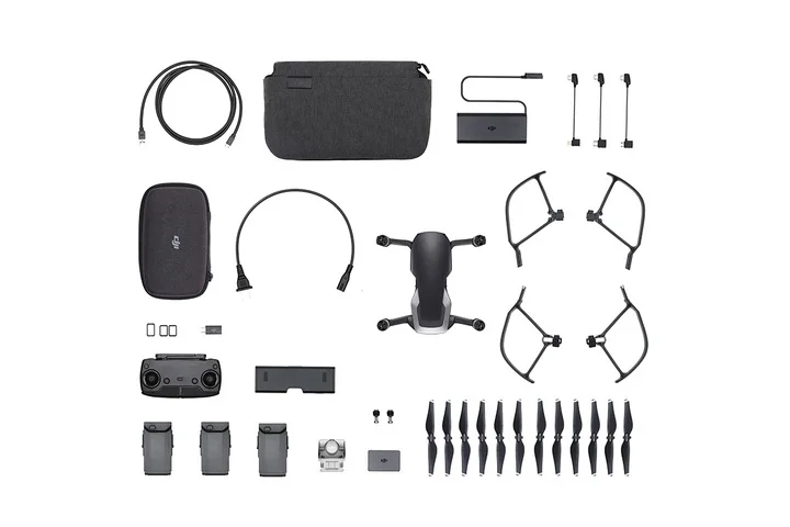 DJI Mavic Air& Mavic Air fly больше Комбо& очки комбо, 3-осевому гидростабилизатору 4K Камера и 8 Гб Встроенная память - Цвет: Flymore combo-Gray