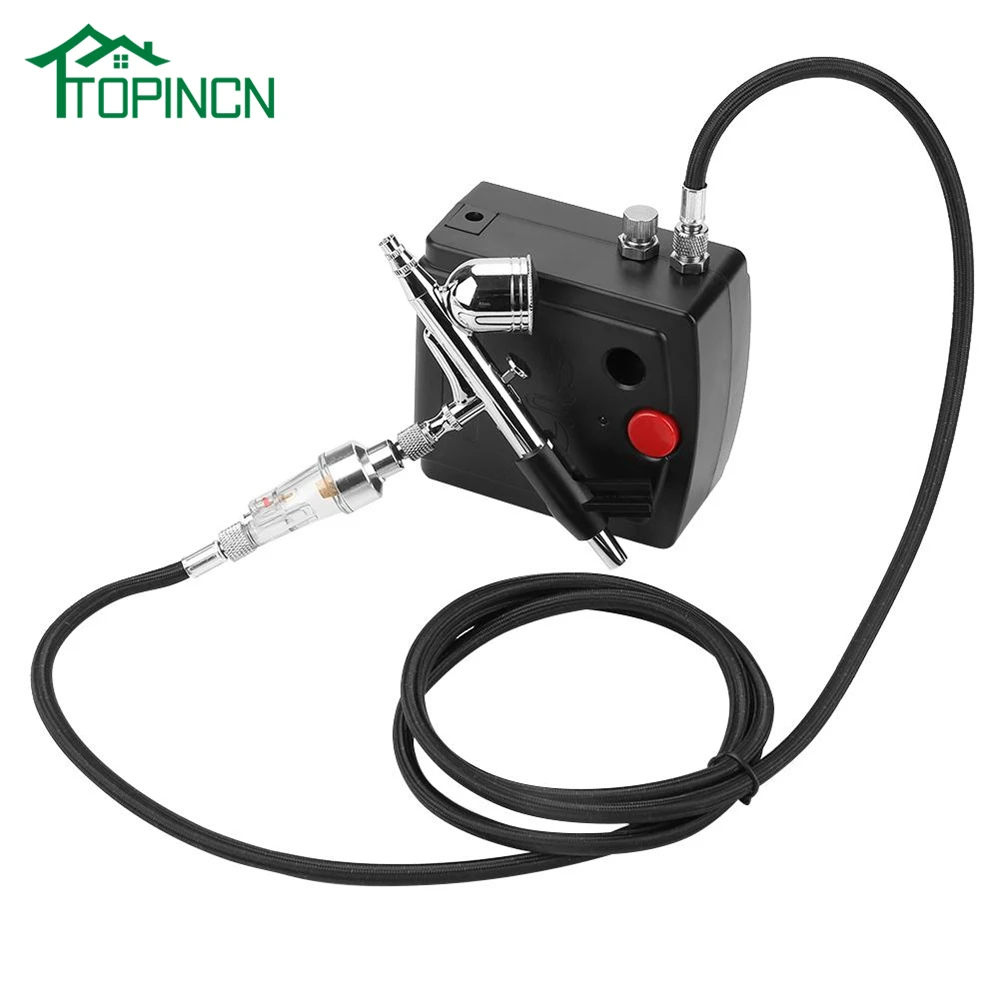0 2 мм комплект аэрографа двойного действия черный насос спрей пневматическая
