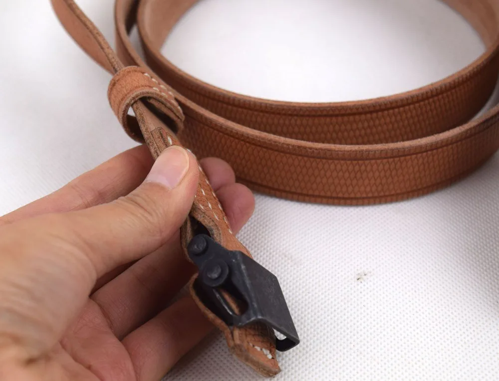 WW2 Второй мировой войны немецкая армия MP40 MP38 пулемет кожаный ремень коричневый