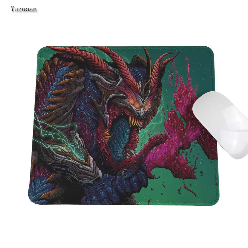 Игровой коврик для мыши Yuzuoan White OverLock Edge Great CS IR большой Hyper Beast CSGO игровой CS: gun skins