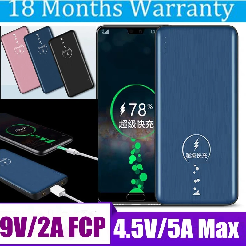 Supercharge Power Bank 20000 мАч 22 5 Вт Powerbank для Huawei P30 P20 P10 Mate 20 Honor SCP суперзарядка портативное