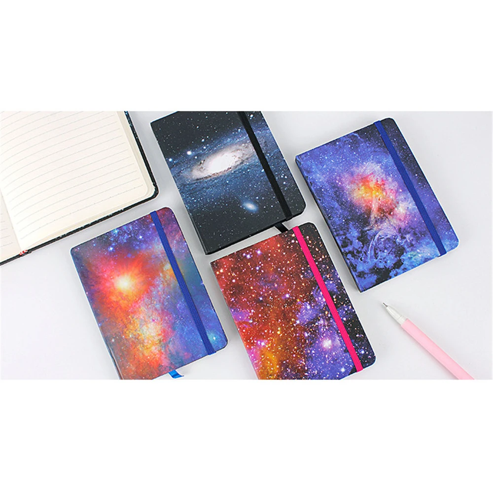 1 шт Galaxy Звездное небо A7 записная книжка студенческий Карманный Блокнот Канцелярские Принадлежности портативные офисные принадлежности школьные канцелярские принадлежности 96 листов дневник