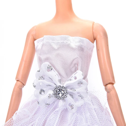 Новинка 2017 красивое свадебное платье для кукол летние аксессуары одежды 11 дюймов
