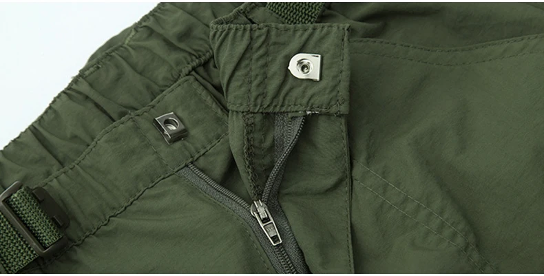 Refire gear камуфляжные армейские отстегивающиеся тактические брюки мужские летние быстросохнущие военные брюки до колен на молнии съемные брюки