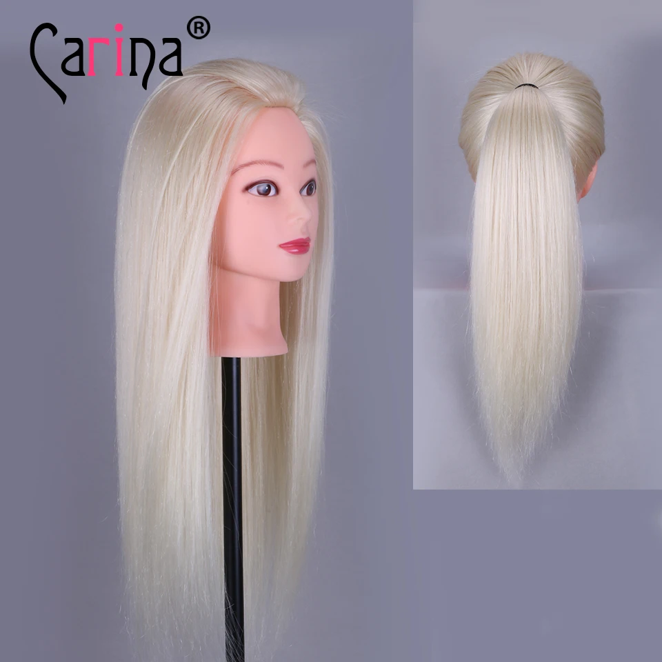 Голова манекен для парика причесок 80% человеческие волосы кукла с длинными