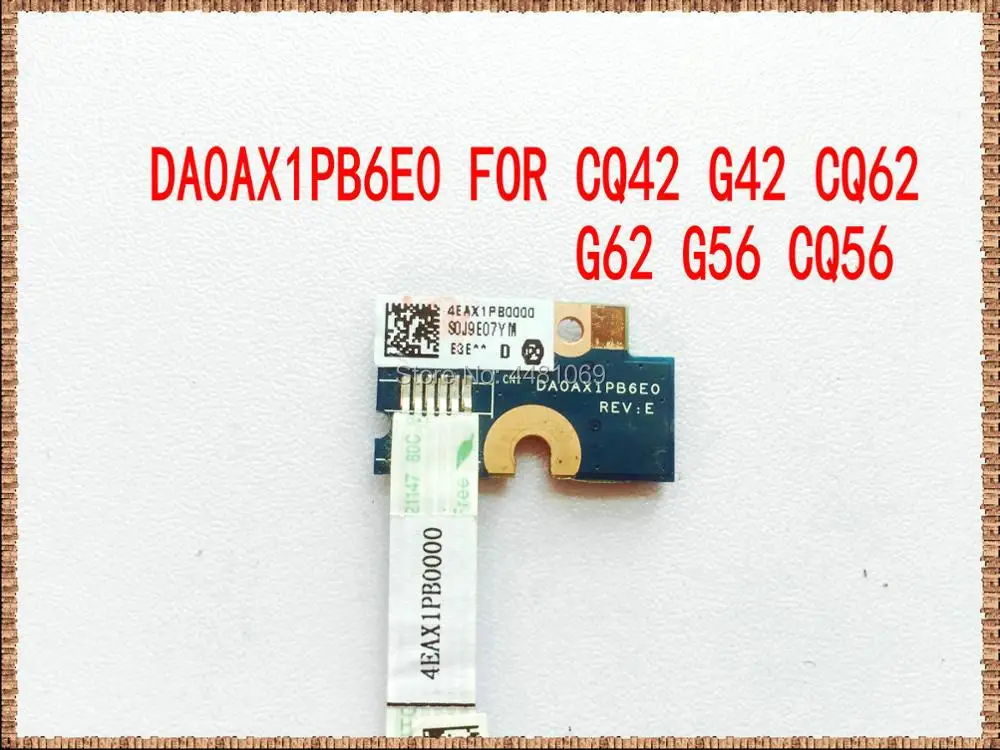 4EAX1PB0000 DA0AX1PB6E0 для HP G42 G56 G72 COMPAQ CQ42 CQ56 CQ62 CQ72 кнопка включения платы|Компьютерные