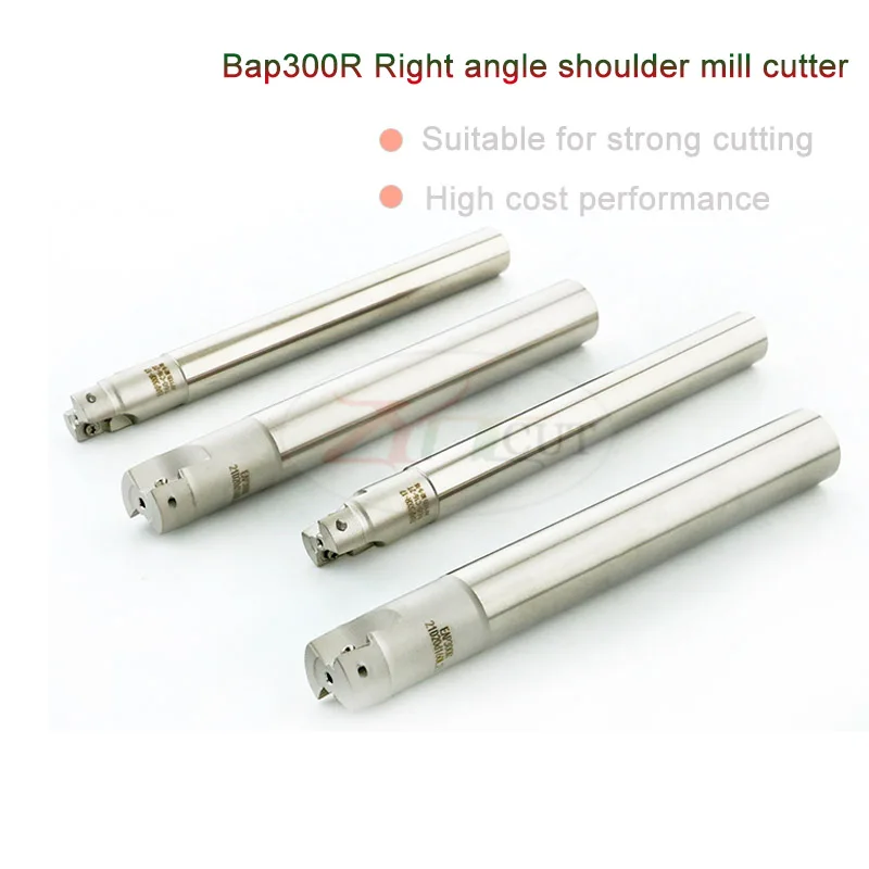 Фреза BAP300R 10/12/16/20 мм фрезерный держатель для APMT1135 резки плеча правый угол Precision фрезерный цилиндрическая фреза с твёрдосплавной пластиной для конических фрез