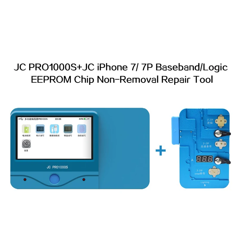 JC PRO1000S логический Baseband чип EEPROM без удаления Чтение Запись ожога программатор для iPhone XR XS XSMAX X 8 P 8 7 P 7 6SP 6 S 6 P 6