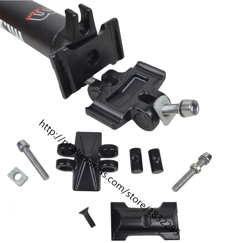 Велосипедное Сиденье для горного велосипеда 6061 T6 из алюминиевого сплава длина 27