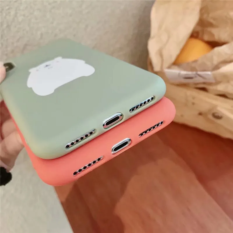 Милые Носки с рисунком медведя из мультика мягкого силикона узором крышка