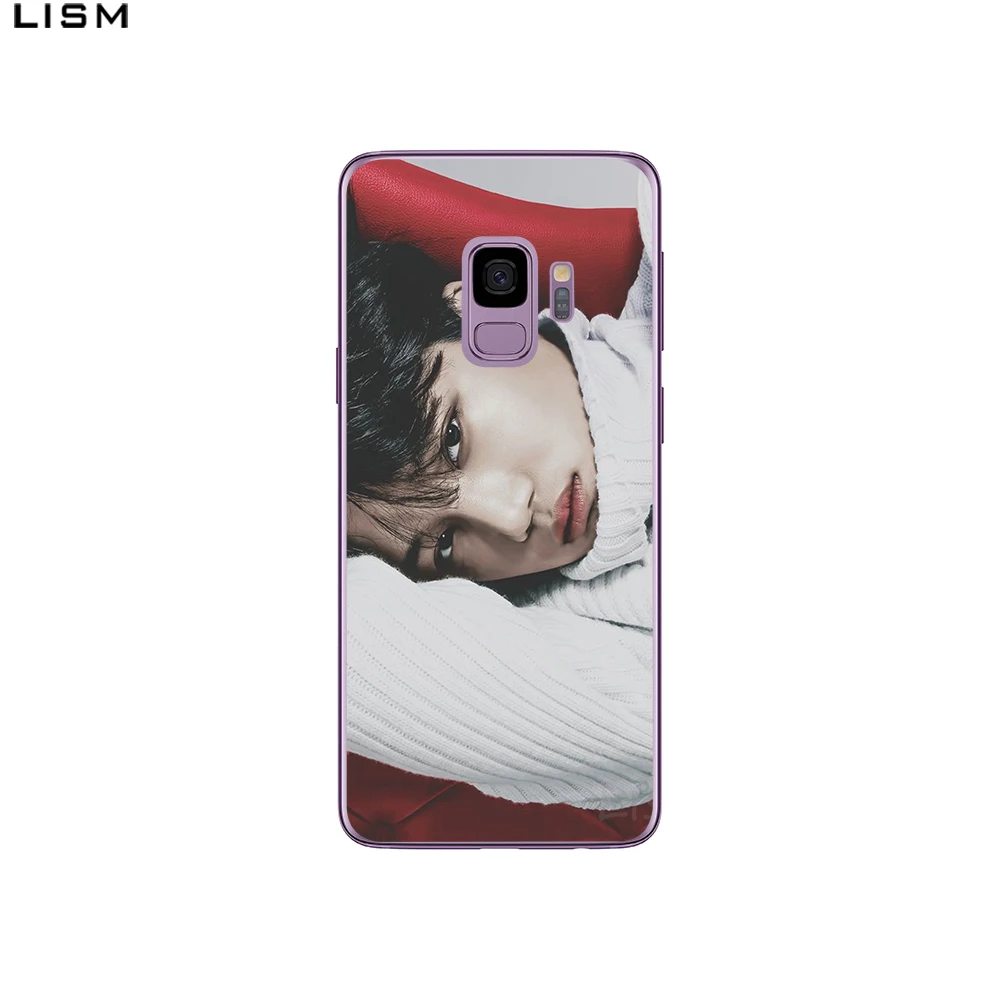 Жесткий чехол LISM Kpop exo Lucky one для samsung Galaxy A5 A3 2015 2016 2017 A8 2018 Note 9 8|Чехлы-накладки| |