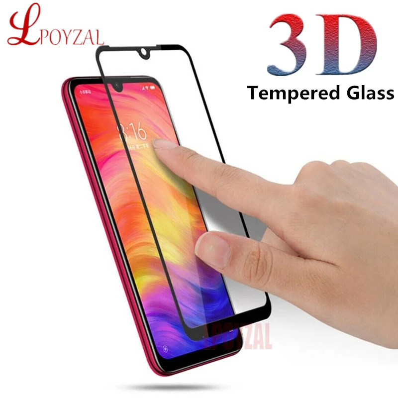 3D защита экрана из закаленного стекла для Xiaomi Redmi Note 7 5 6 9H Защитное стекло 6A Pro Plus 5A
