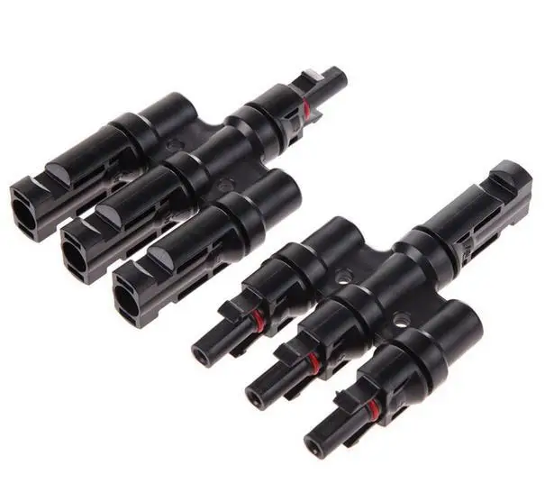 1 пара T образные солнечные соединители 3 в 1|connector f|connector waterproofconnector solar |