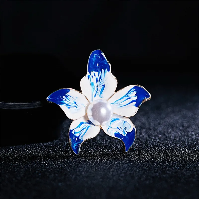 Элегантный сплав цветок брошь булавки для женщин костюмы платье банкет