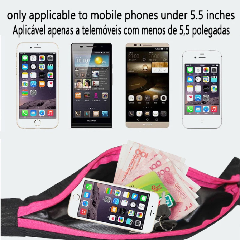 Спортивные поясные сумки для бега водонепроницаемые противоугонные мужчин и