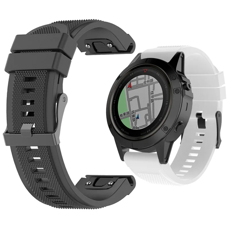 26 22 20 мм ремешок для смарт часов наручных gps Garmin Fenix 5x 5 5S 3 3HR D2 S60 часы Quick Release