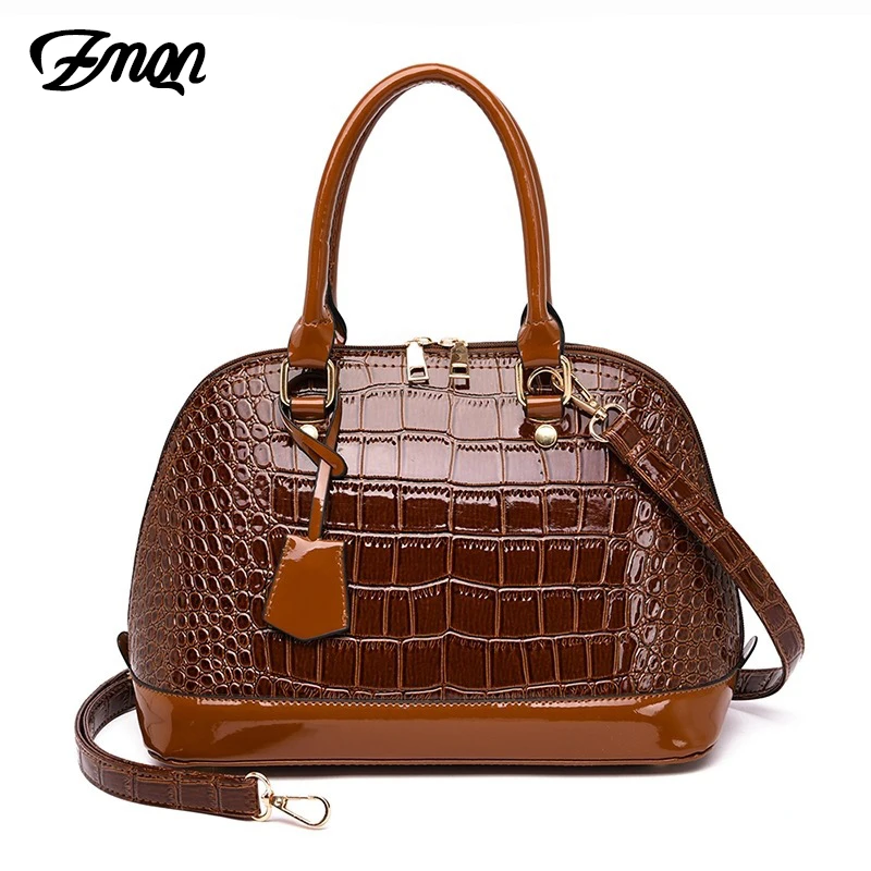 

ZMQN Fashion Mother Shell Bags Women's Handbags Famous Brands Ladies Hand Bag Crocodile Desinger Handbags High Quality 2020 A826