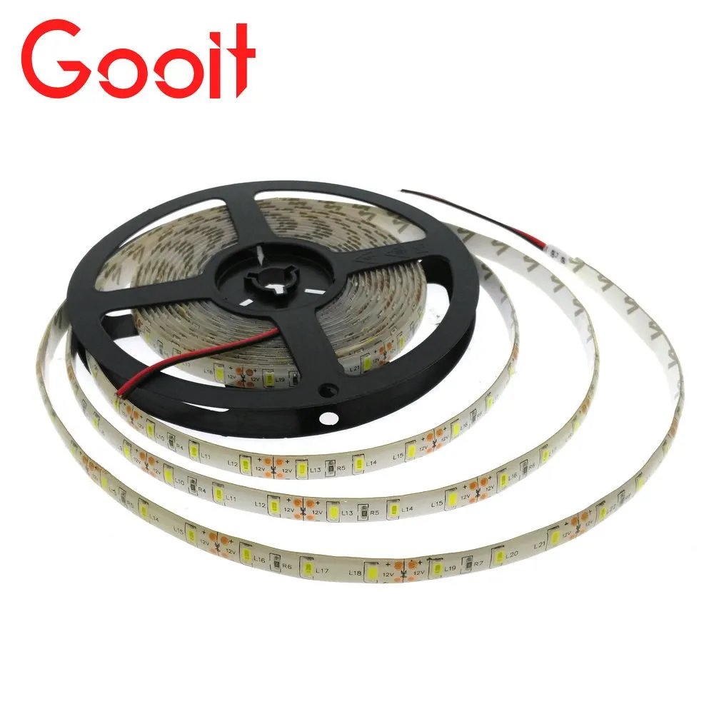 Новая суперяркая Светодиодная лента 5630 DC12V 300led теплый белый 2800 3500K 90W 5 метров