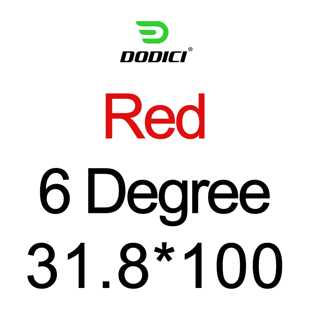 Red 100mm DODICI велосипедный руль из углепластика волокна стержня стержень для дорожного велосипеда MTB углеродный стол 6 градусов жемчуг Краски блеск для губ 31,8*80/90/100/110/120/130 мм - Цвет: Red 100mm