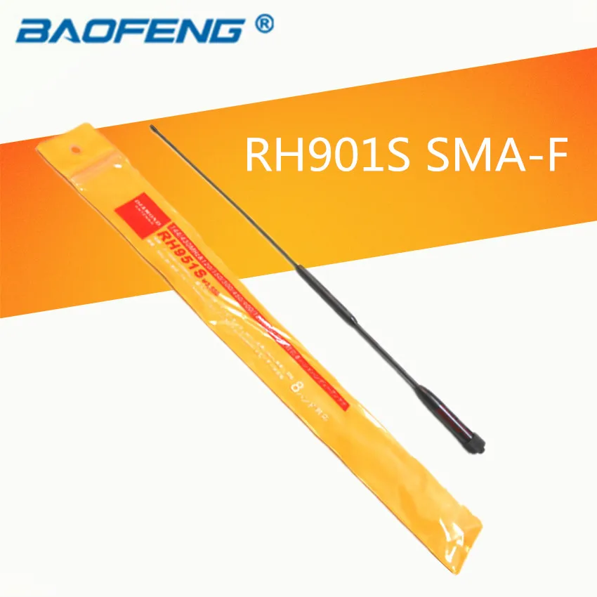 RH901S SMA Female 144/430MHz двухдиапазонная антенна для BaoFeng стандартная фотография|antenna for