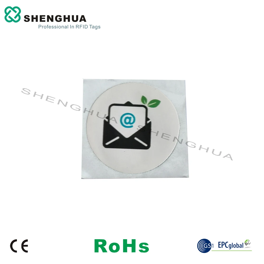 

6pcs/lot HF 13.56MHz RFID Passive NFC Antenna Tag NFC Smart Tag Sticker diam 25mm Small With Logo Printed For Mobile Payment
