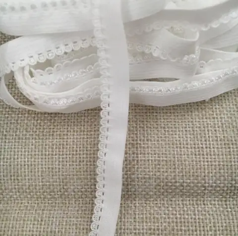 Эластичная кружевная бейка для отделки нижнего белья, 9 мм, 10 метров, для самостоятельного пошива одежды