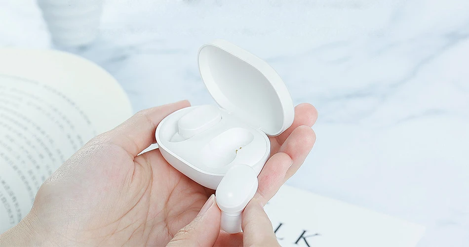 Xiaomi AirDots Youth Edition TWS наушники Bluetooth 5,0 Xiaomi беспроводной головной телефон Air Dots с микрофоном и зарядным устройством