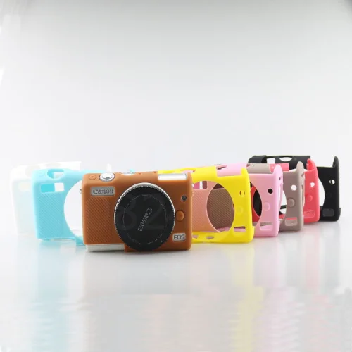 

Высококачественный приятный мягкий силиконовый резиновый защитный корпус для камеры, чехол, чехол для камеры, сумка для canon M100, кожаный чехол