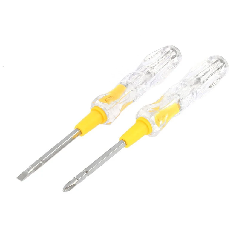 Противоскользящий электрический детектор напряжения тестер Phillips отвертки 2 шт |