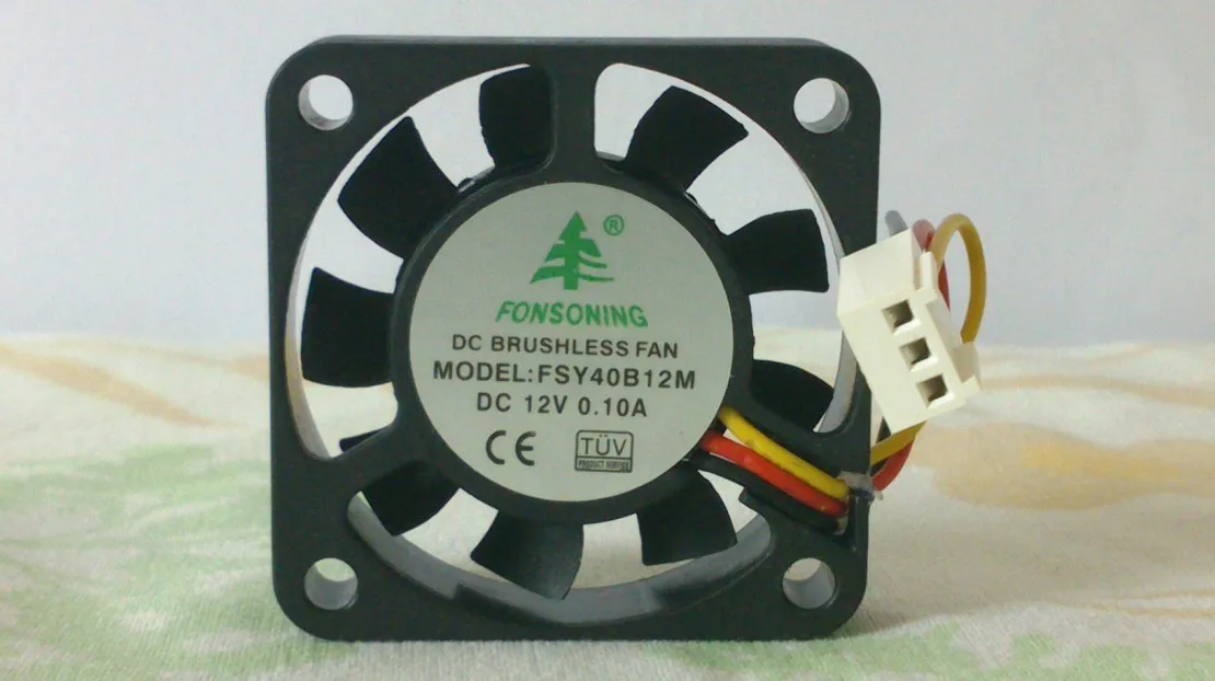 FONSONING FSY40S12H 4010 12В 0.12A с измеренным двойным шарикоподшипником 40x40x10 мм|fonsoning|4010 12v |