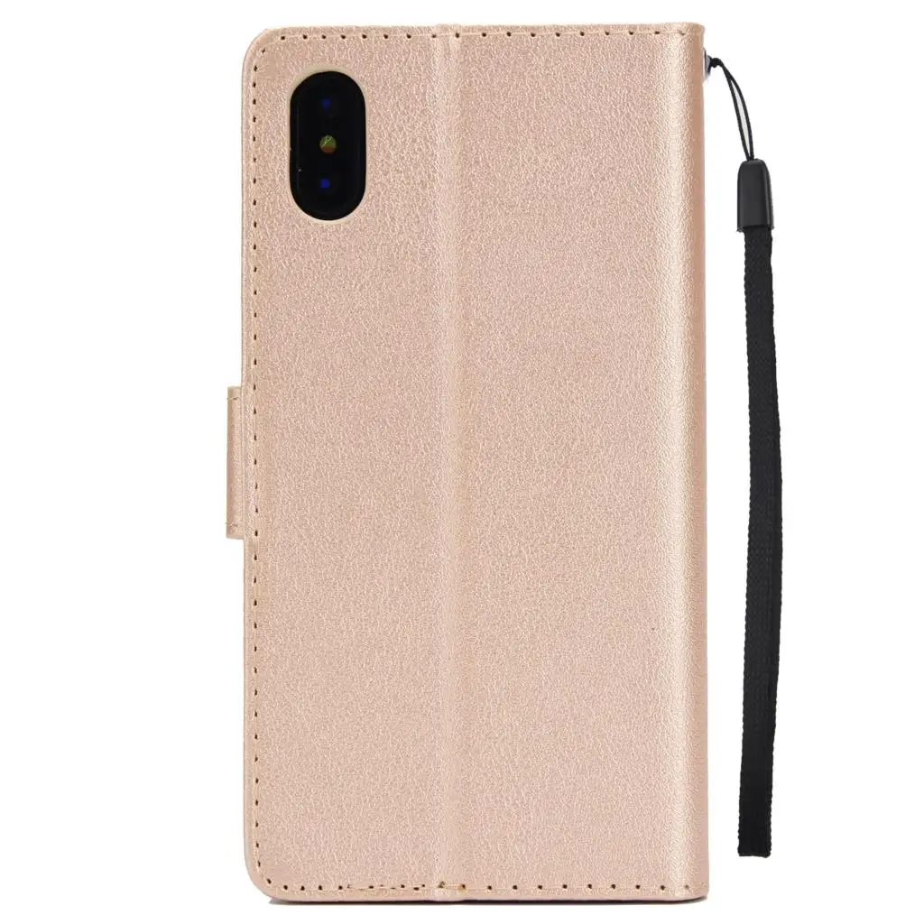 Кожаный чехол для iPhone 11 Pro XS Max 6 6s Plus 7 8 Plus X XR, Роскошный кошелек со слотом для карт, откидная крышка для телефона, чехол для iPhone 5 5S se
