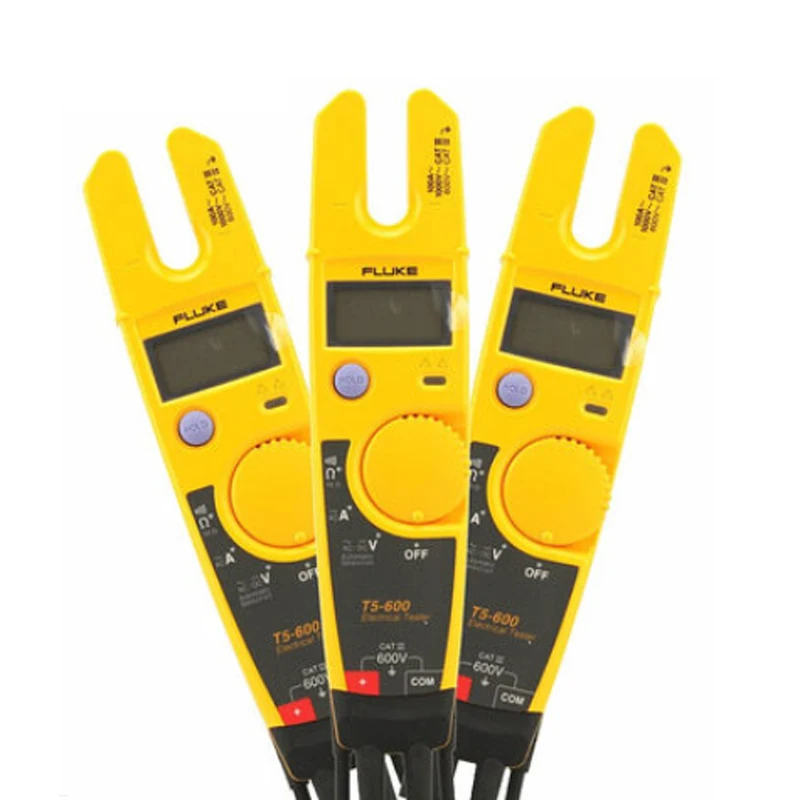 Fluke T5 600 Бесконтактный Клещи для измерения напряжения вилка Вольтметр Амперметр с