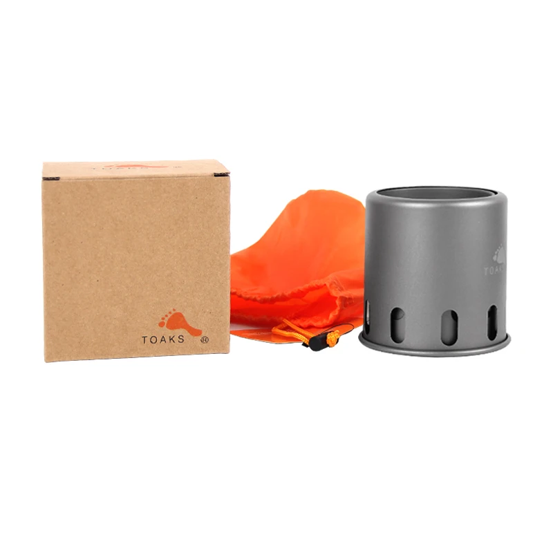 TOAKS титана складная деревянная горящая плита (маленькая) уличная титановая