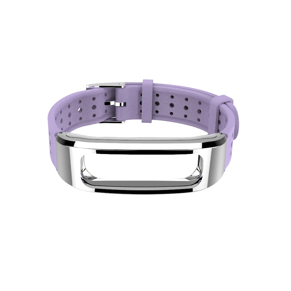 Purple Mijobs Молодежный ремешок для huawei Honor Band 4 Runnning Версия смарт-Браслет спортивный браслет Honor Band 4 ремешок для бега - Цвет: Purple