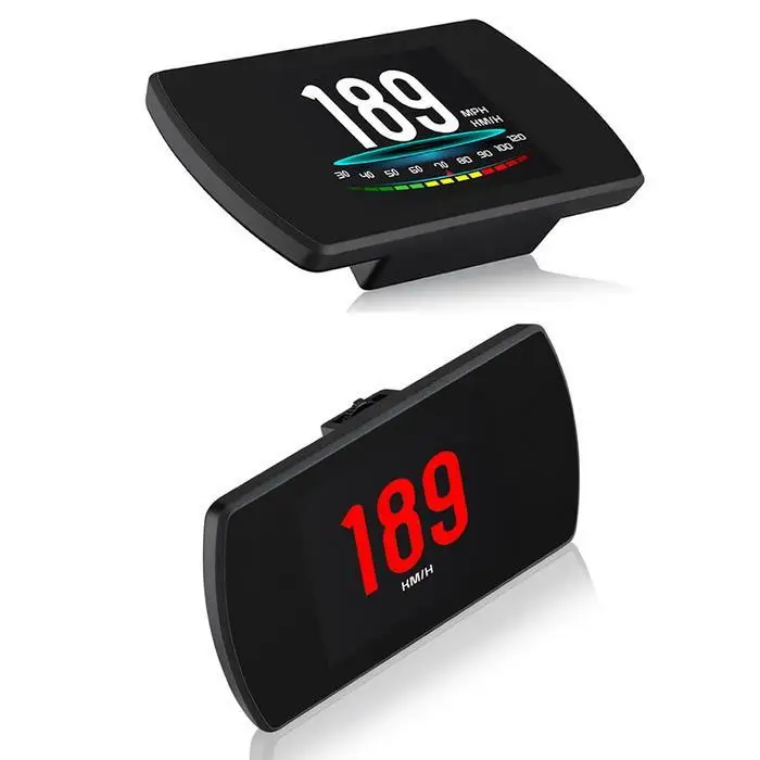 P12 4,3 дюймовый ЖК-дисплей для автомобиля, дисплей HUD OBD 2, бортовой компьютер, многофункциональный дисплей hud, автомобильная электроника, спидометр для автомобиля