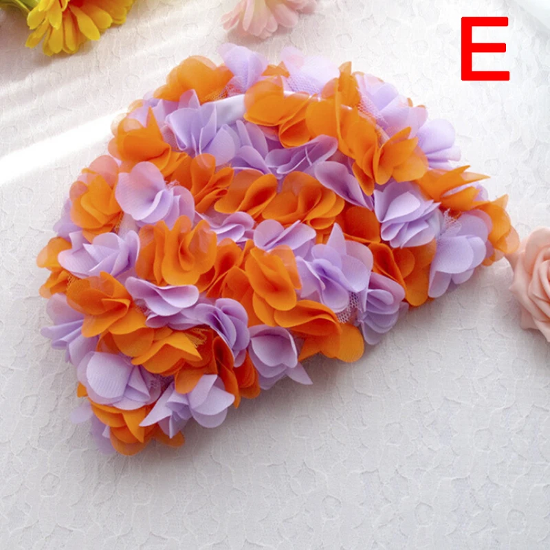 Hot 2019 Women Petal Swim Hat Flowers Design Bath Cap Ladies Swimming Pool | Спорт и развлечения