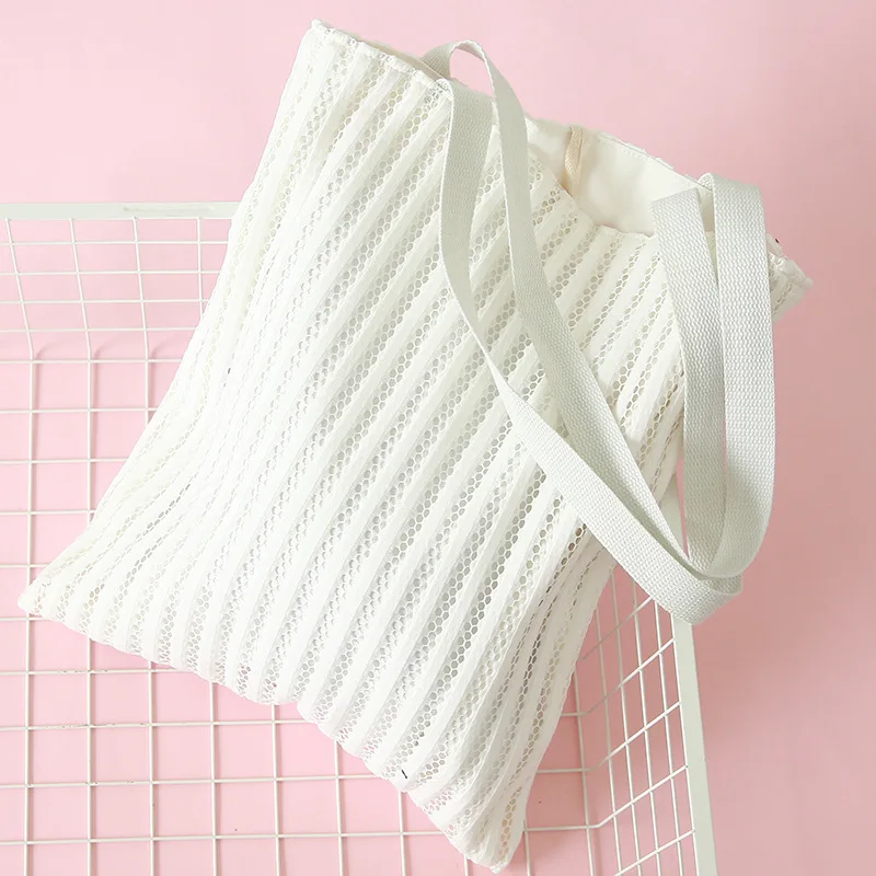 YILE двухслойная однотонная кружевная сумка + Холщовая Сумка для шоппинга