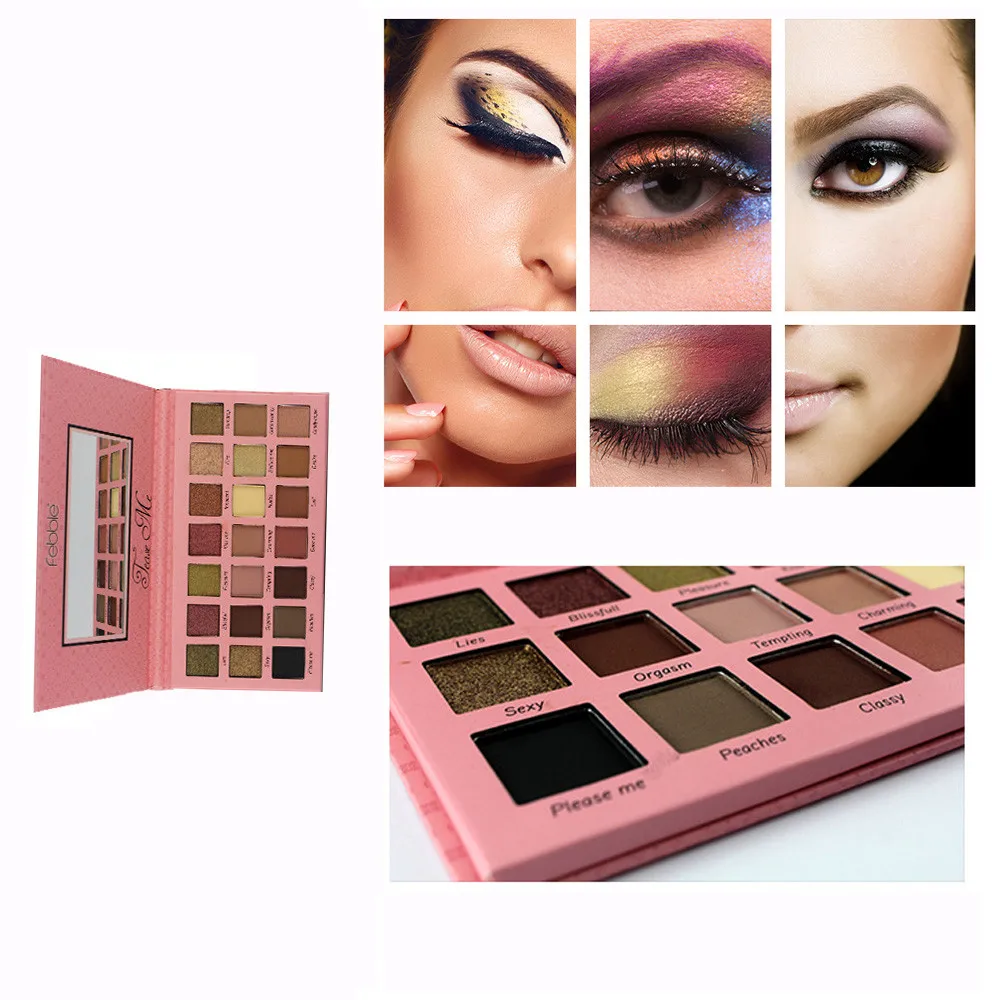 #4 2018 Новая мода Новый 21 Цвет Косметика Тени для век Крем тени макияж Палитра набор